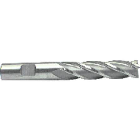End Mill, Center Cutting Long Length Single End, Series 4587, 1 Cutter Dia, 612 Overall Length,